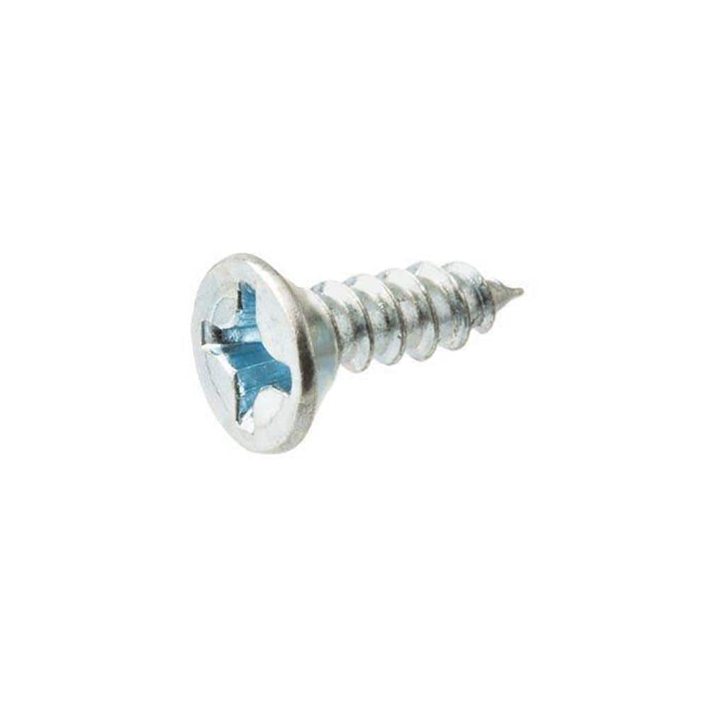 Everbilt #8 x 3/4 in. Phillips Flat Head Zinc-Plated Wood Screws (100-Pack) - Image 2