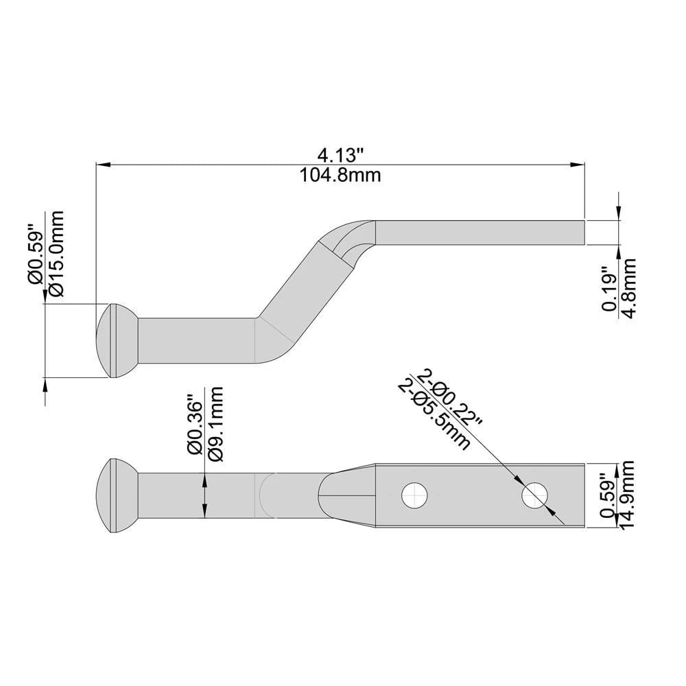 Everbilt Galvanized Gate Latch, Steel, Self-Latching, 4 in Arm - Image 4