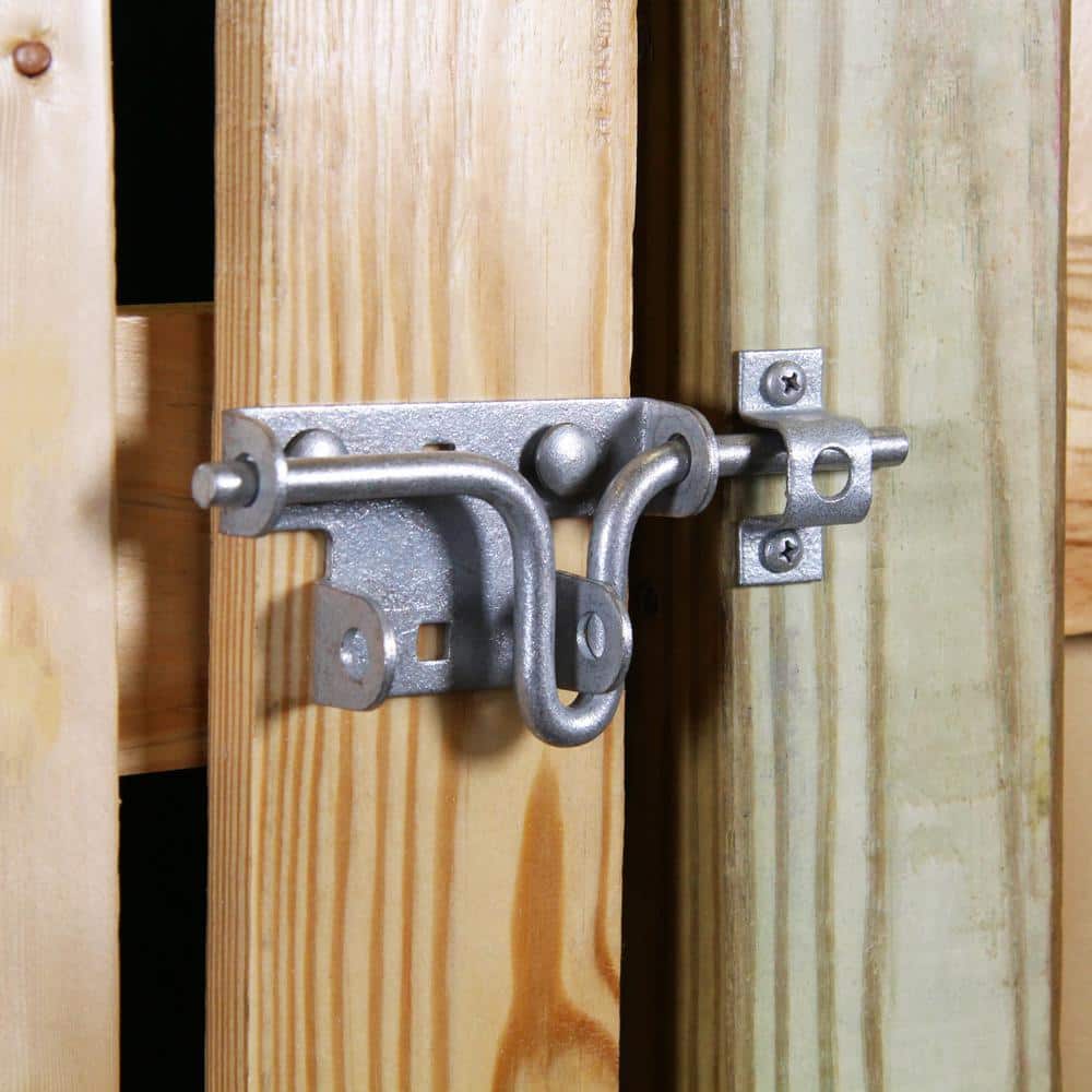 Everbilt Galvanized Slide Bolt, 6.38 in x 2.60 in - Image 7