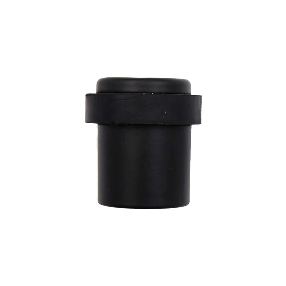 Everbilt Matte Black Round Floor Door Stop, Lo-Rise, Steel - Image 2