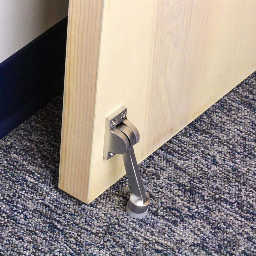 Everbilt Satin Chrome Commercial Grade Kick Down Doorstop - Image 2