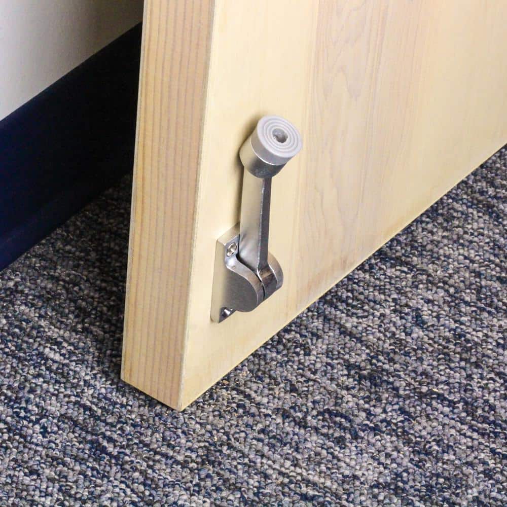 Everbilt Satin Chrome Commercial Grade Kick Down Doorstop - Image 3