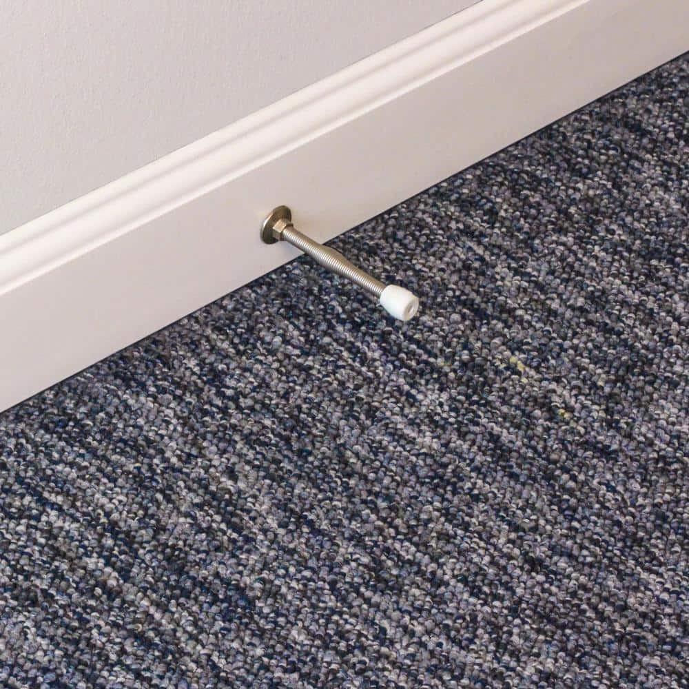 Everbilt Satin Nickel Spring Door Stop – 3 in Projection, Steel - Image 3