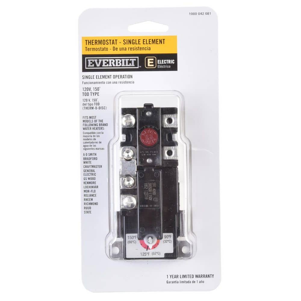 Everbilt T-O-D H/HLC Single-Element Thermostat for Residential Water Heaters - Image 4