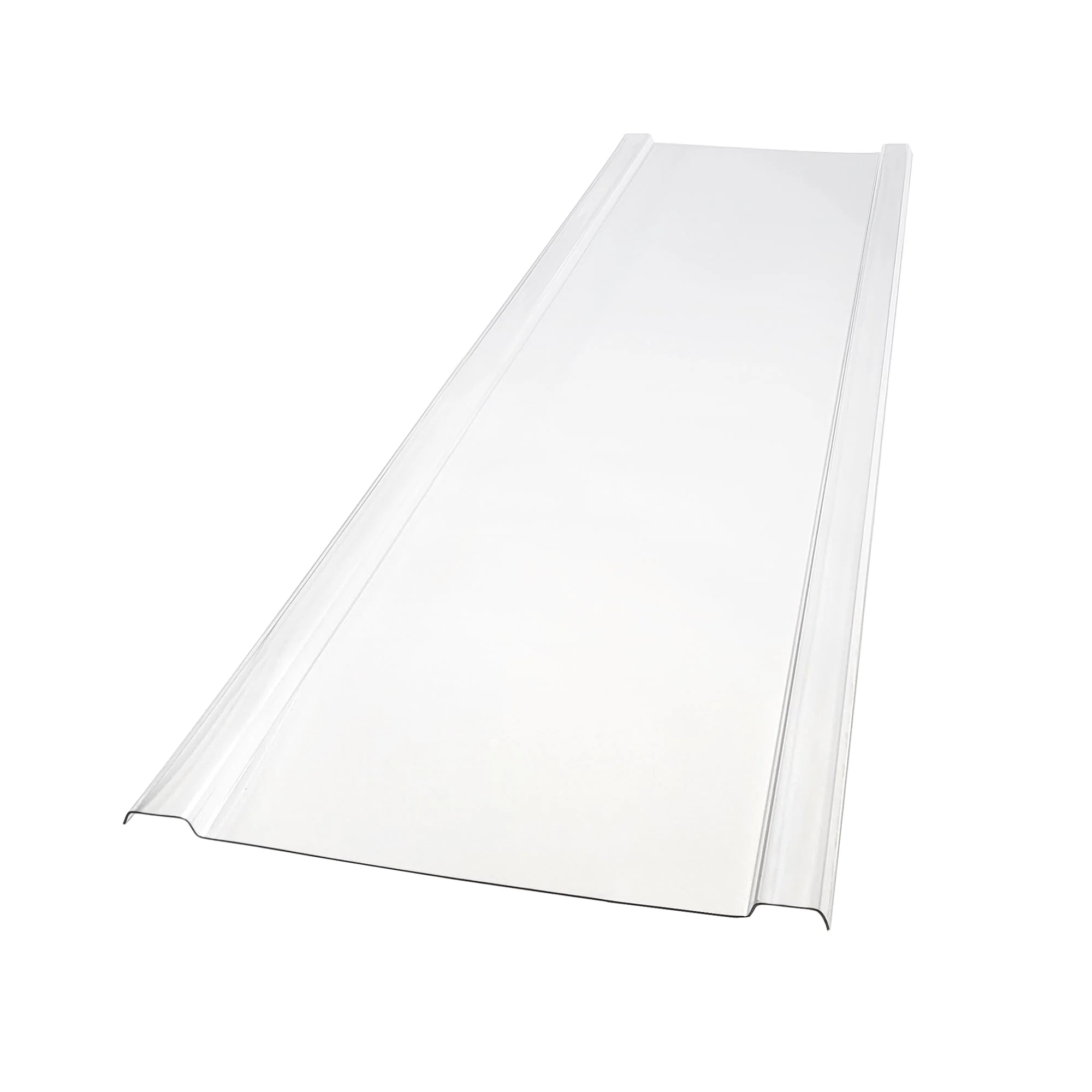 EZ GLAZE 2.24-ft x 8-ft Corrugated Clear Polycarbonate Roof Panel