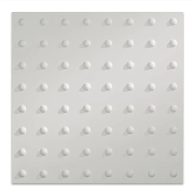 Fasade 2-ft x 2-ft Dome Matte White PVC Drop Ceiling Tile (5-Pack, 20-sq ft / Case) - Image 2