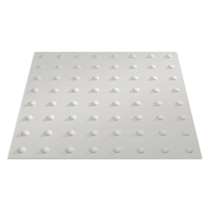 Fasade 2-ft x 2-ft Dome Matte White PVC Drop Ceiling Tile (5-Pack, 20-sq ft / Case) - Image 3