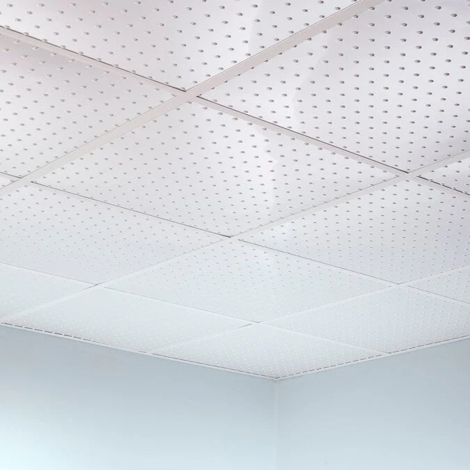 Fasade 2-ft x 2-ft Minidome Matte White PVC Drop Ceiling Tile (5-Pack, 20-sq ft / Case) - Image 4