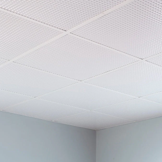 Fasade 2-ft x 2-ft Square Matte White PVC Drop Ceiling Tile (5-Pack, 20-sq ft / Case) - Image 4