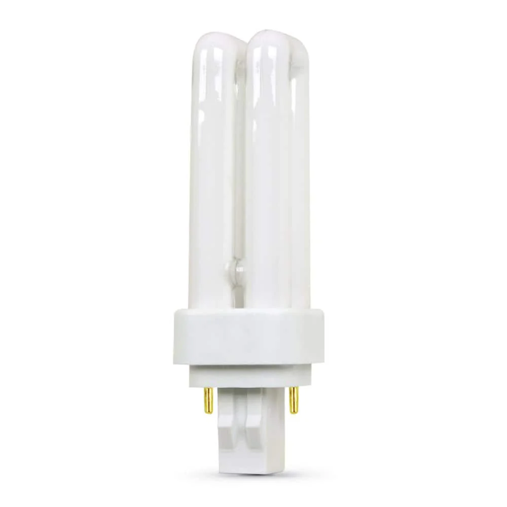 Feit Electric 13-Watt PL CFLNI Quad Tube, 2-Pin GX23-2 Base Compact Fluorescent Bulb, Cool White 4100K (1-Pack)