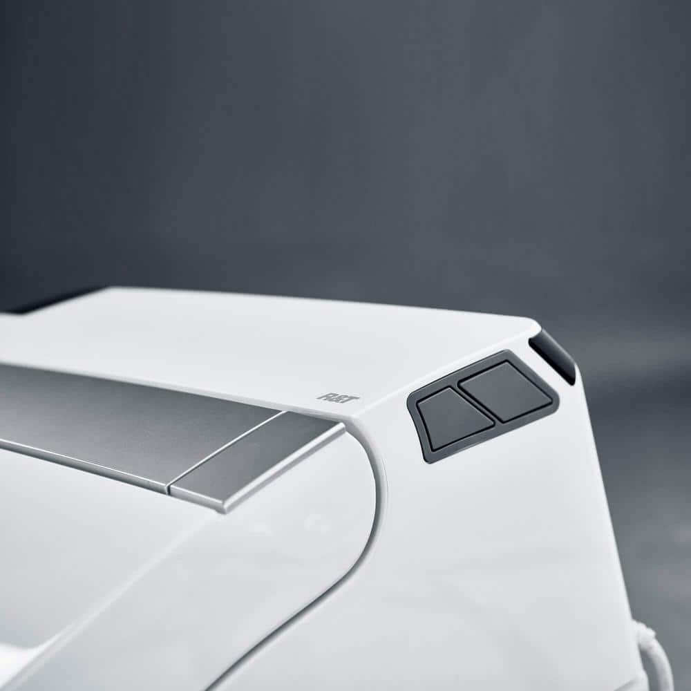 FINE FIXTURES Wave Dual Flush Elongated Toilet with Bidet Seat, White - Image 5