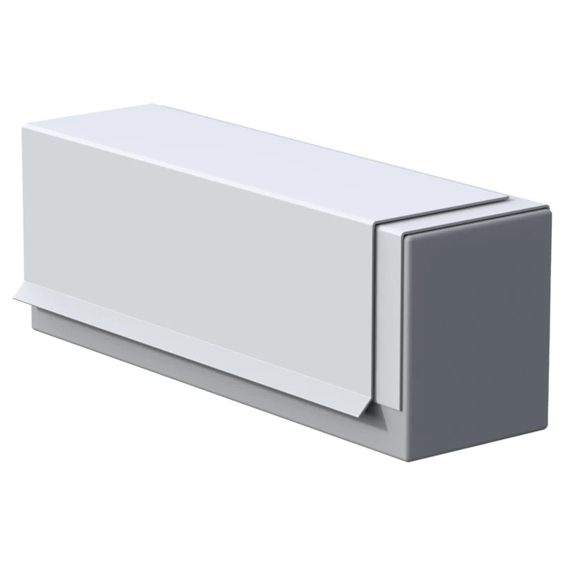 Flashco 2 in. x 2 in. x 10 ft. TPO Clad Metal Drip Edge – White (SKU 08MIFT220W)