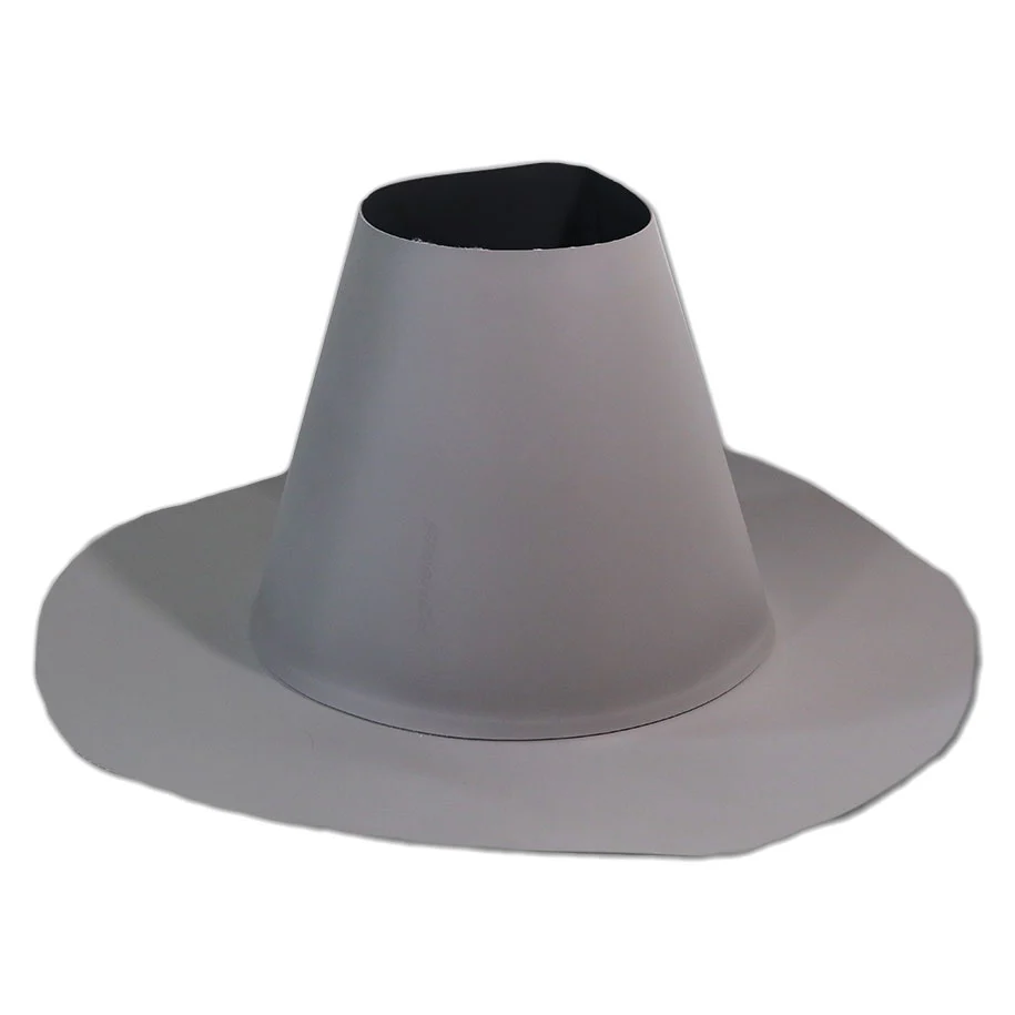Flashco PVC Small Short Conical Closed Pipe Flashing Roof Boot, 0.5–2.0 in, Gray (17FCBPSSGY) - Image 3