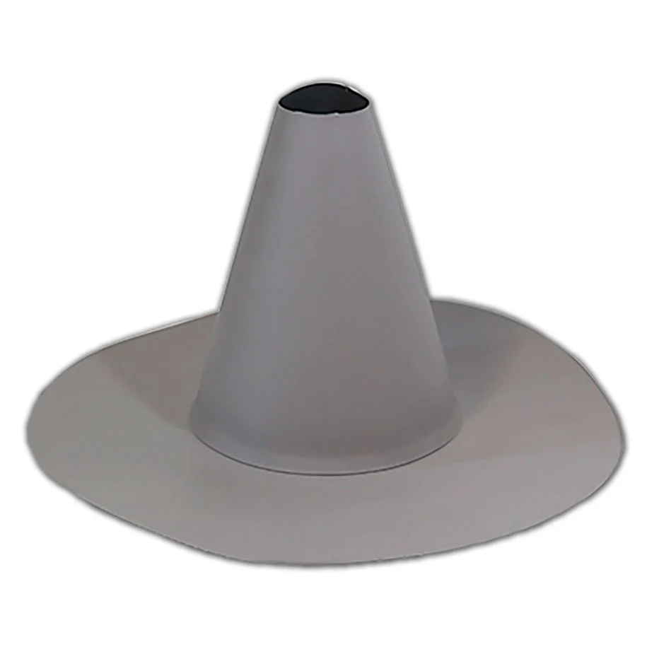 Flashco PVC Small Short Conical Closed Pipe Flashing Roof Boot, 0.5–2.0 in, Gray (17FCBPSSGY) - Image 5