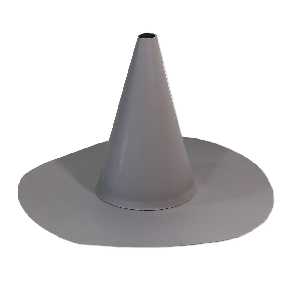 Flashco PVC Small Short Conical Closed Pipe Flashing Roof Boot, 0.5–2.0 in, Gray (17FCBPSSGY) - Image 6