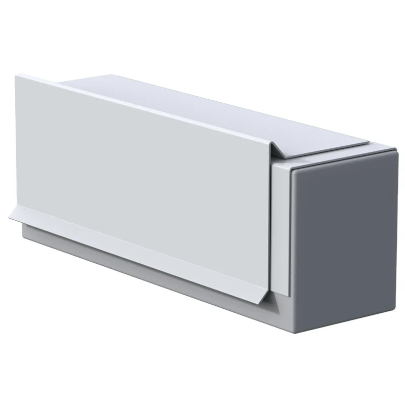 Flashco TPO 2x3 White Gravel Stop (Roof Edge Flashing)