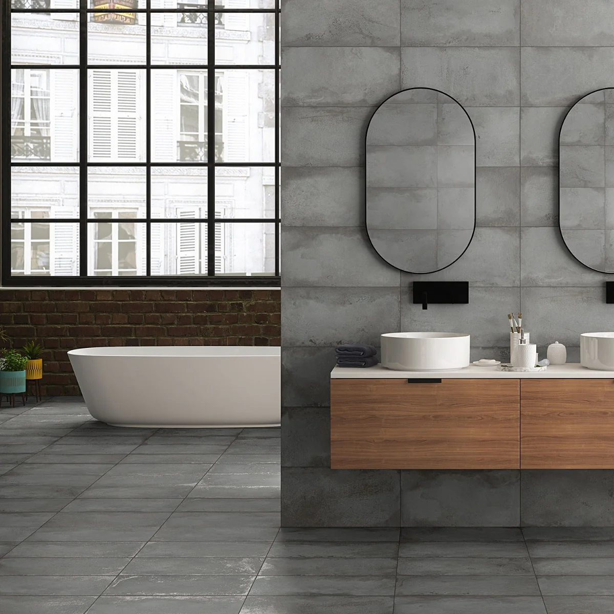 Angela Harris Flatiron Gray 12x24 Matte Porcelain Tile - Image 6