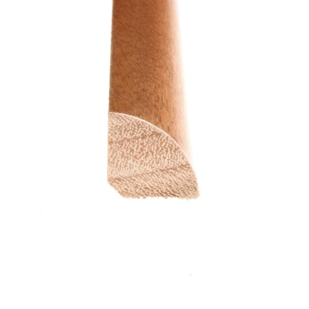 Flexco 0.75-in x 78-in Brazilian Solid Wood Floor Quarter Round - Image 2