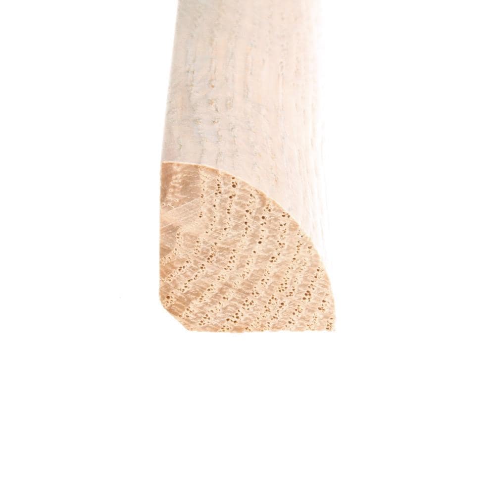 Flexco 0.75-in x 78-in Frost Solid Wood Floor Quarter Round - Image 3