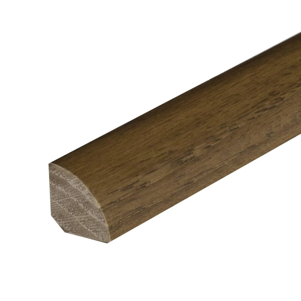 Flexco 0.75-in x 78-in Honey Gravel Solid Wood Floor Quarter Round