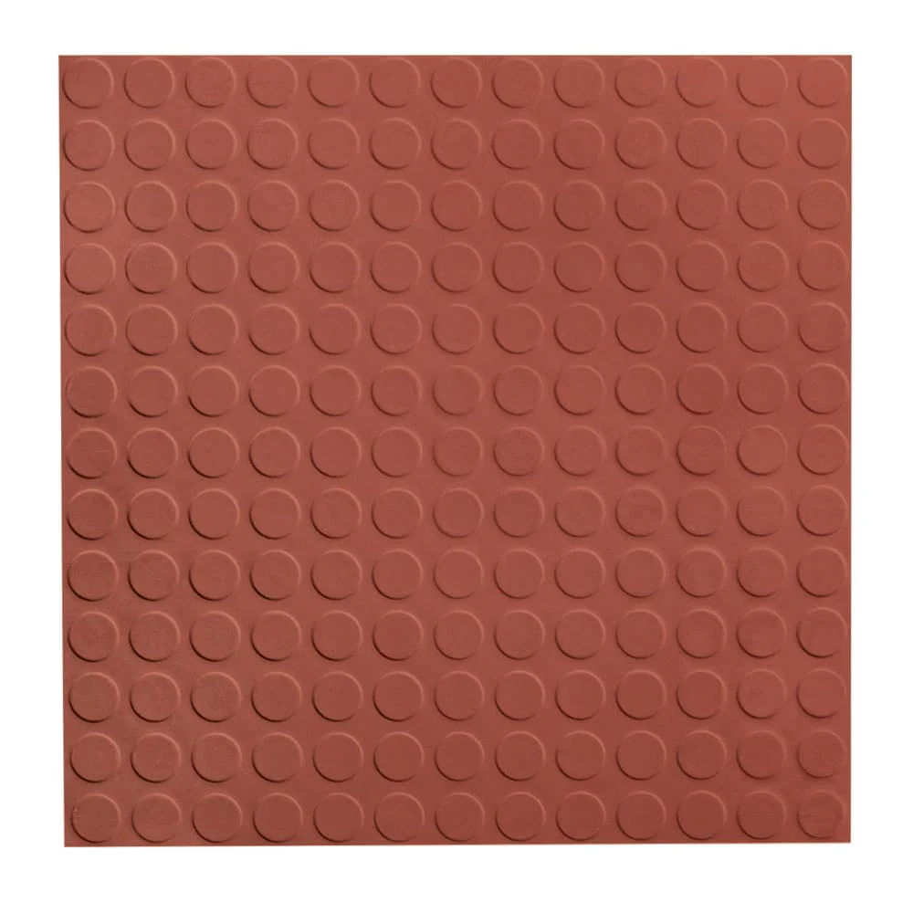 Flexco 18-in x 18-in Earth Rubber Tile Multipurpose Flooring