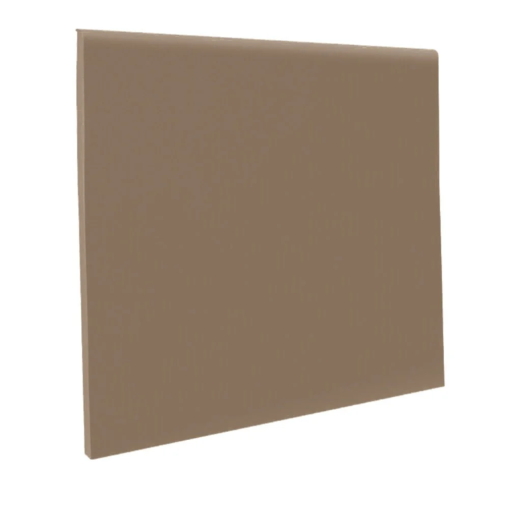 Flexco 2.5-in Milk Chocolate Vinyl Floor Base, Straight .080, 120 LFT Roll