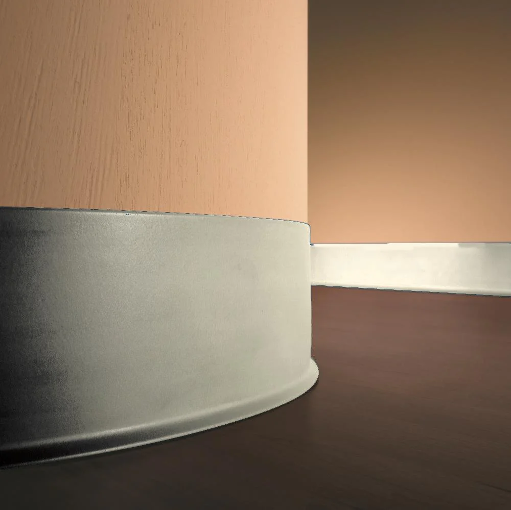 Flexco 2.5-in x 4-ft Light Gray Vinyl Wall Base, 0.08-in Thick - Image 2