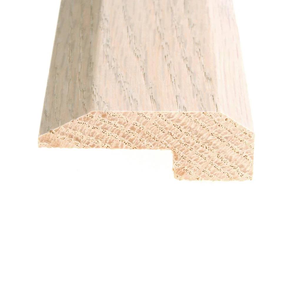 Flexco 2-in x 78-in Frost Solid Wood Floor Threshold - Image 2