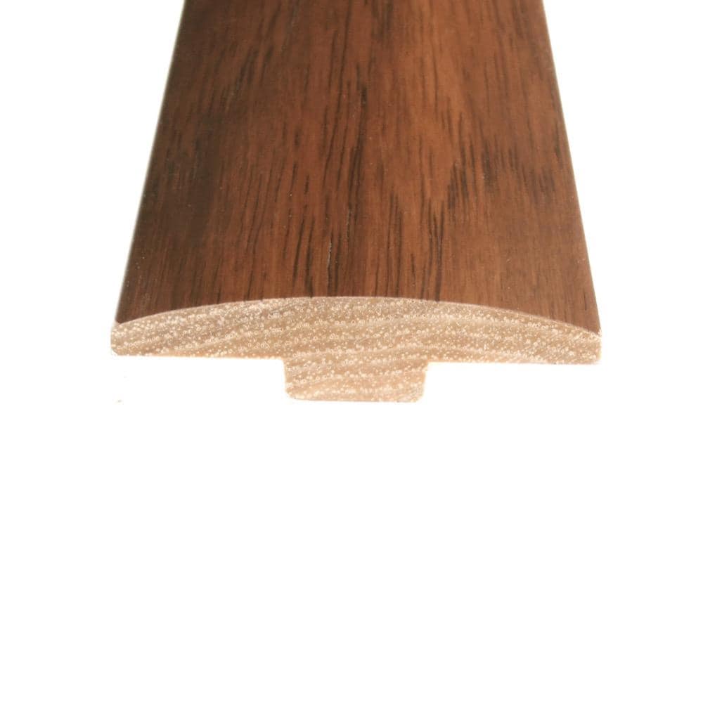 Flexco 2-in x 78-in Molasses Solid Hickory Wood Floor T-Moulding - Image 3