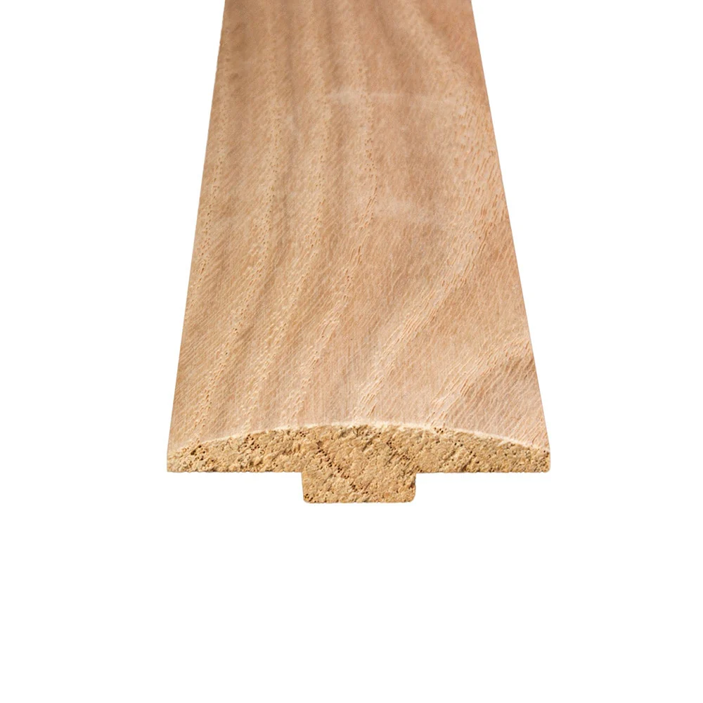 FLEXCO 2-in x 78-in Solid Wood T-Moulding, Unfinished Oak - Image 3