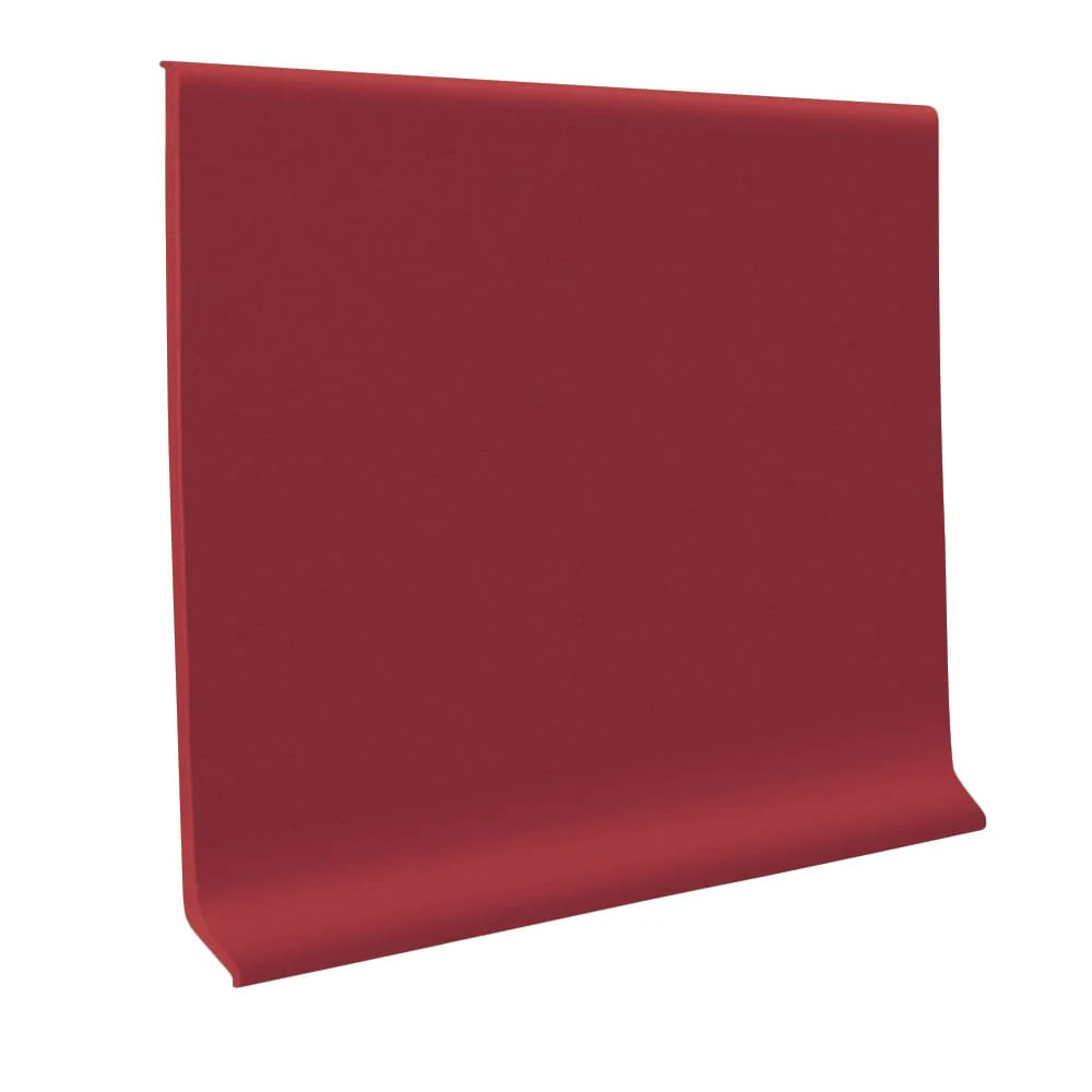 Flexco 4.5-in Berry Vinyl Wall Base, 48-in Length