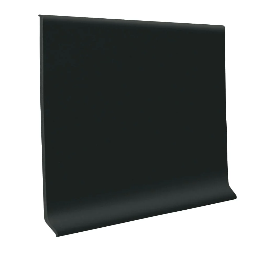 Flexco 4-in Black Dahlia Vinyl Wall Base – 120-ft Coil - Image 2