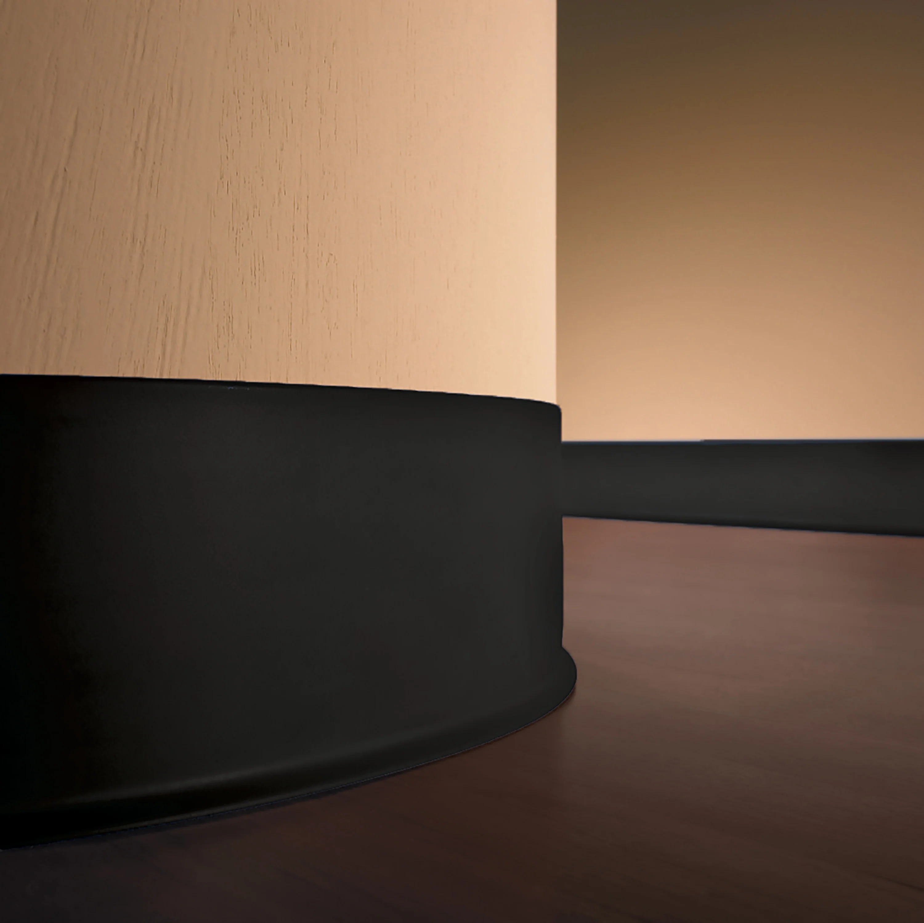 Flexco 4-in Black Dahlia Vinyl Wall Base – 120-ft Coil - Image 4