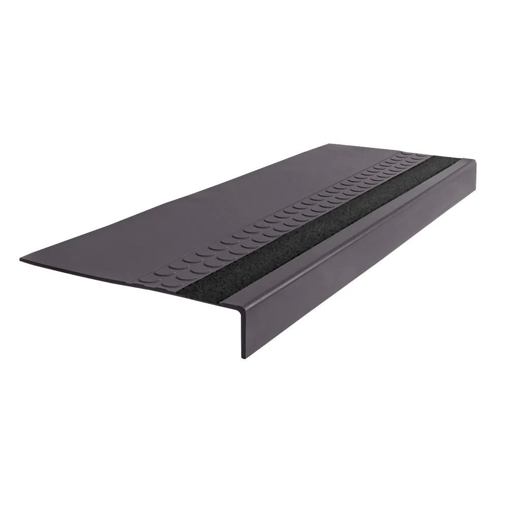 Flexco #575 Series 12-in x 42-in Charcoal Stair Tread
