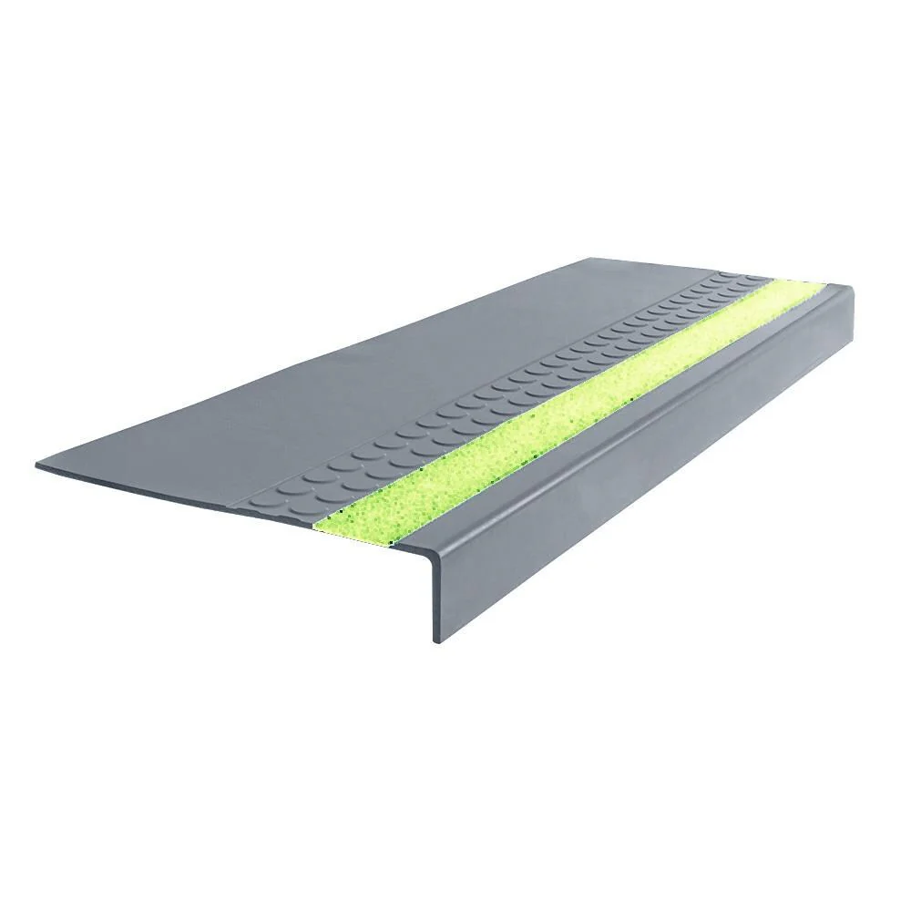 Flexco #575 Series 12-in x 42-in Medium Gray Stair Tread