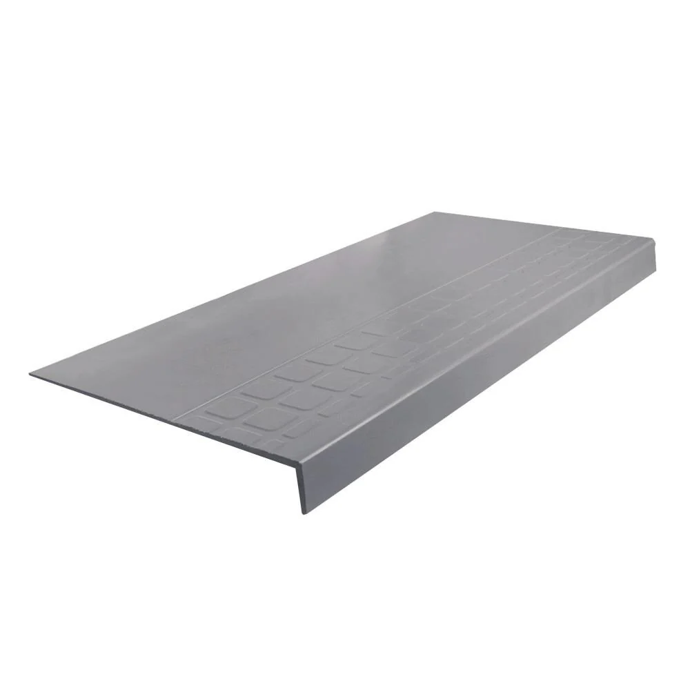 Flexco #800 Series 12.25-in x 54-in Gray Stair Tread