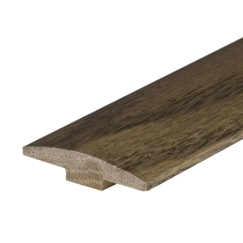 Flexco Brushed Harth 0.46-in T x 2-in W x 78-in L Solid Wood Floor T-Moulding