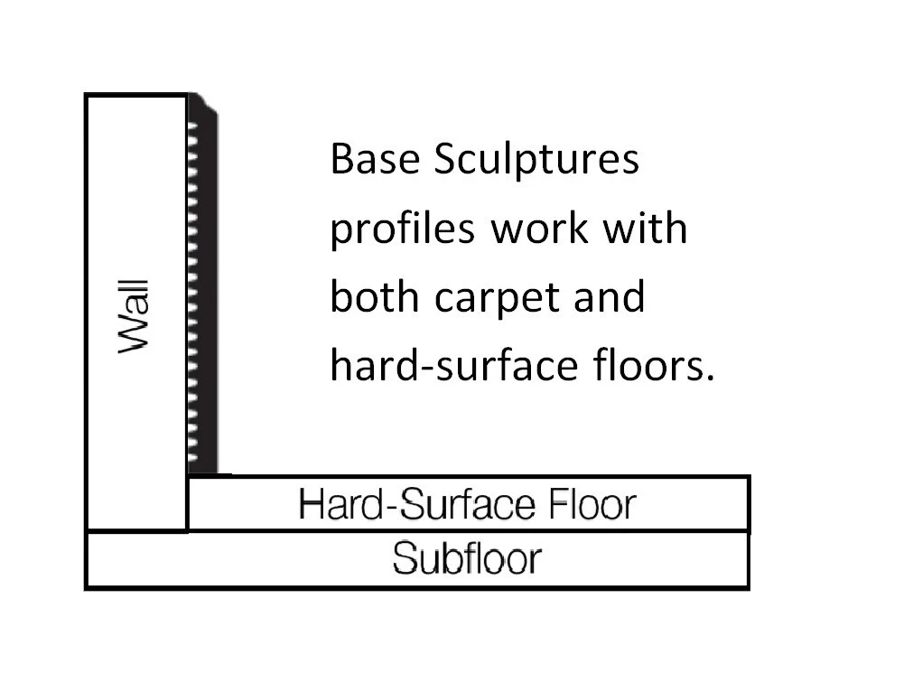 Flexco Cappuccino 4.625-in x 96-in Vinyl Floor Base - Image 2
