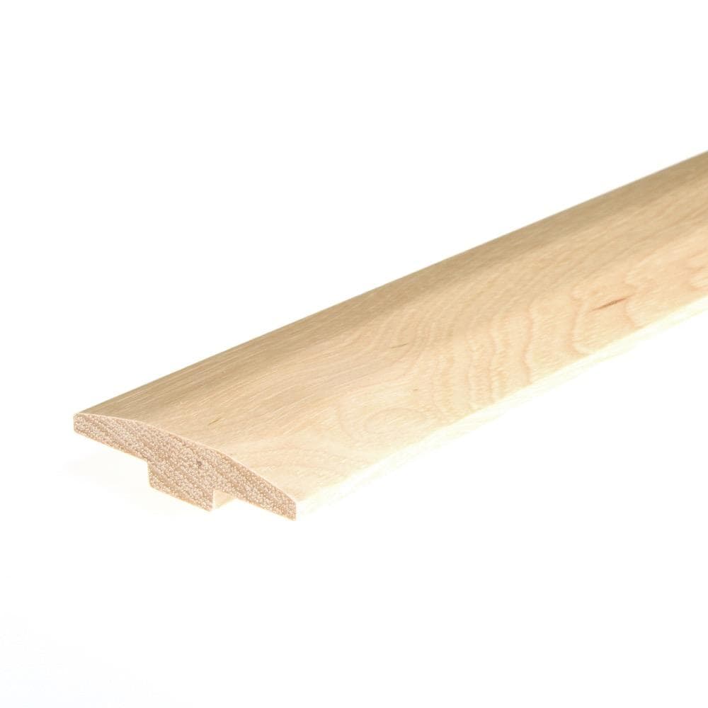 Flexco Country Natural 0.46-in T x 2-in W x 78-in L Solid Wood Floor T-Moulding