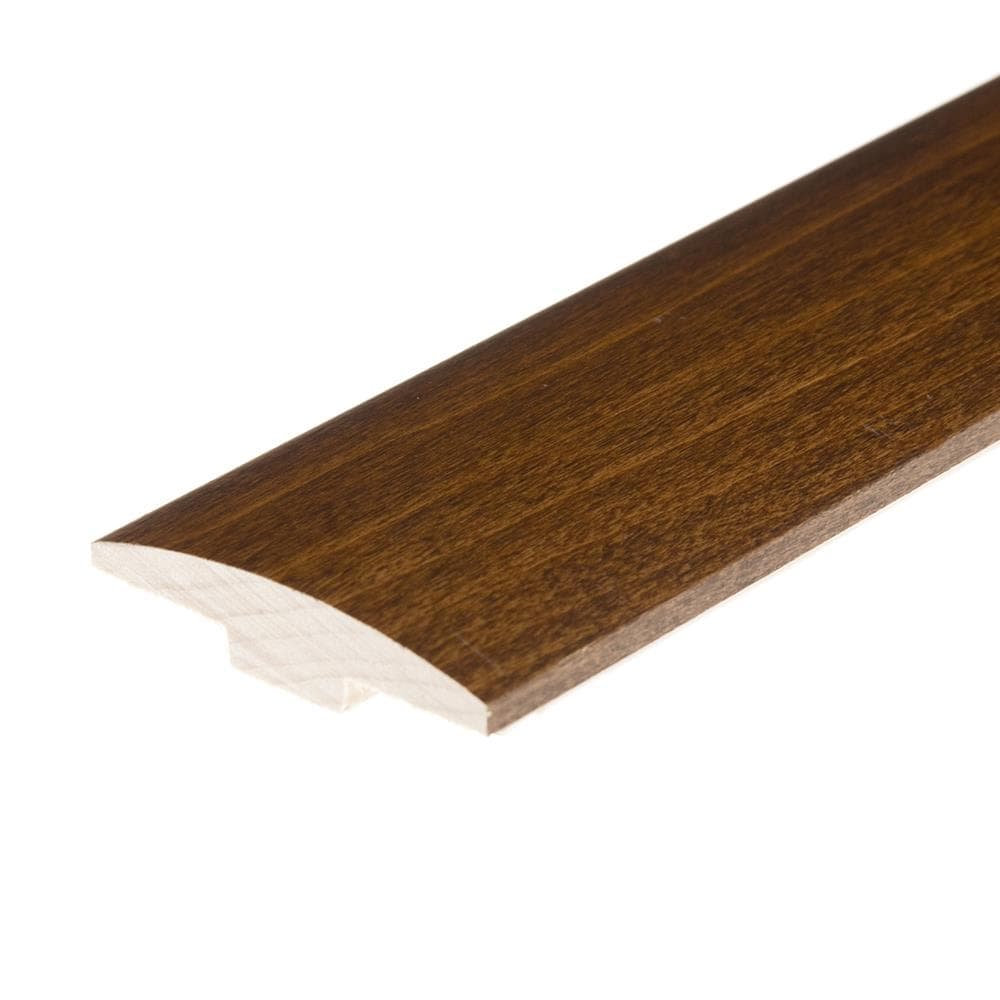 Flexco Dark Cherry 0.46-in T x 2-in W x 78-in L Solid Wood Floor T-moulding