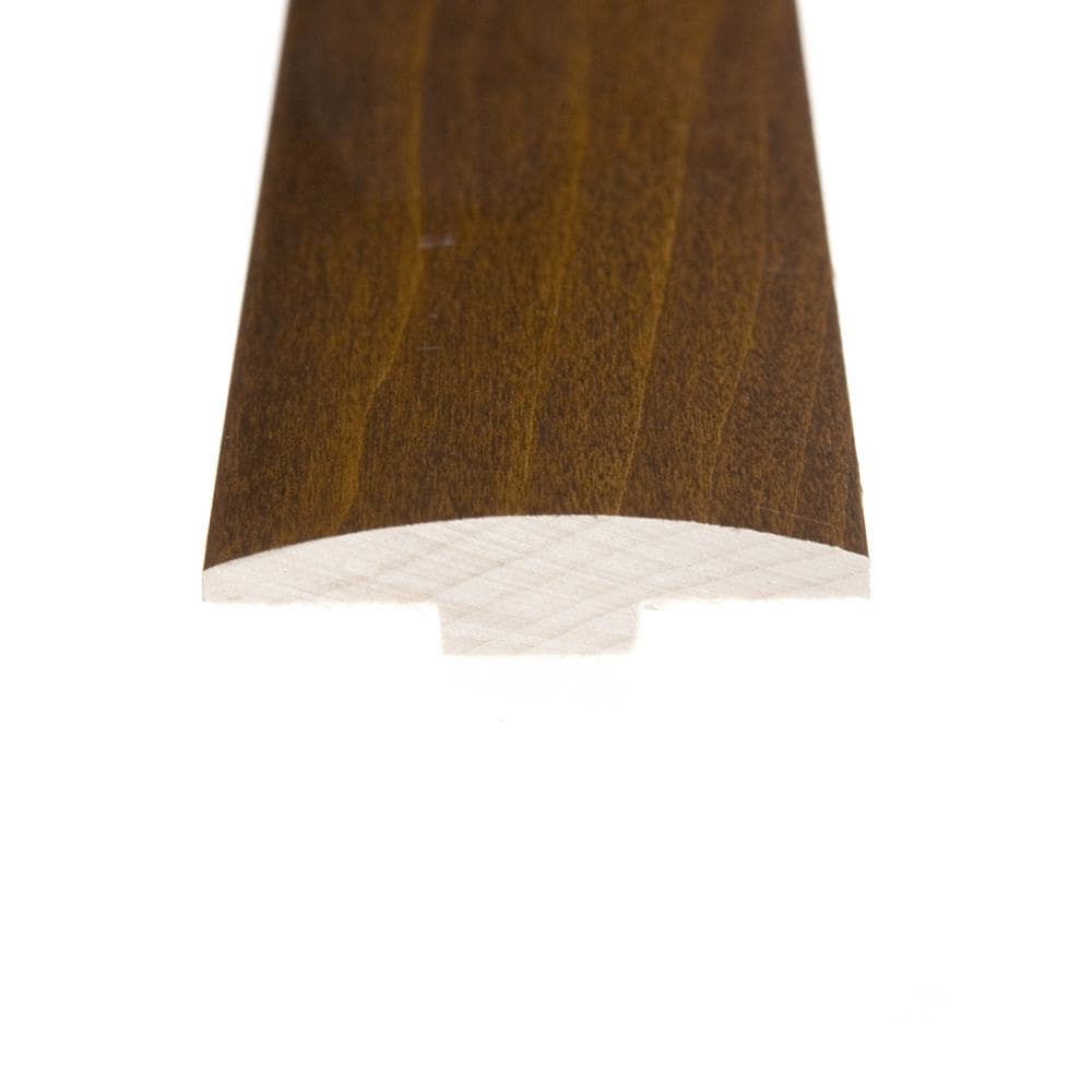 Flexco Dark Cherry 0.46-in T x 2-in W x 78-in L Solid Wood Floor T-moulding - Image 3
