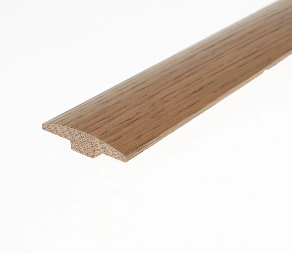 Flexco French Oak Corbera 0.417-in T x 2-in W x 78-in L Solid Wood Floor T-moulding