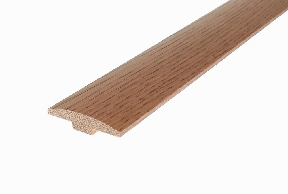 Flexco French Oak Gracia 0.433-in T x 2-in W x 78-in L Solid Wood Floor T-moulding