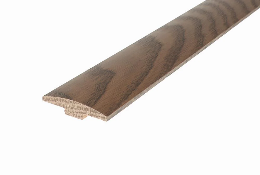 Flexco French Oak Marina 0.455-in T x 2-in W x 78-in L Solid Wood Floor T-Moulding