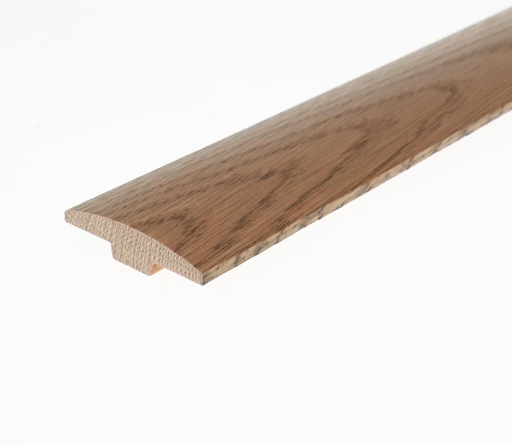 Flexco French Oak Serena 0.45-in T x 2-in W x 78-in L Solid Wood Floor T-Moulding