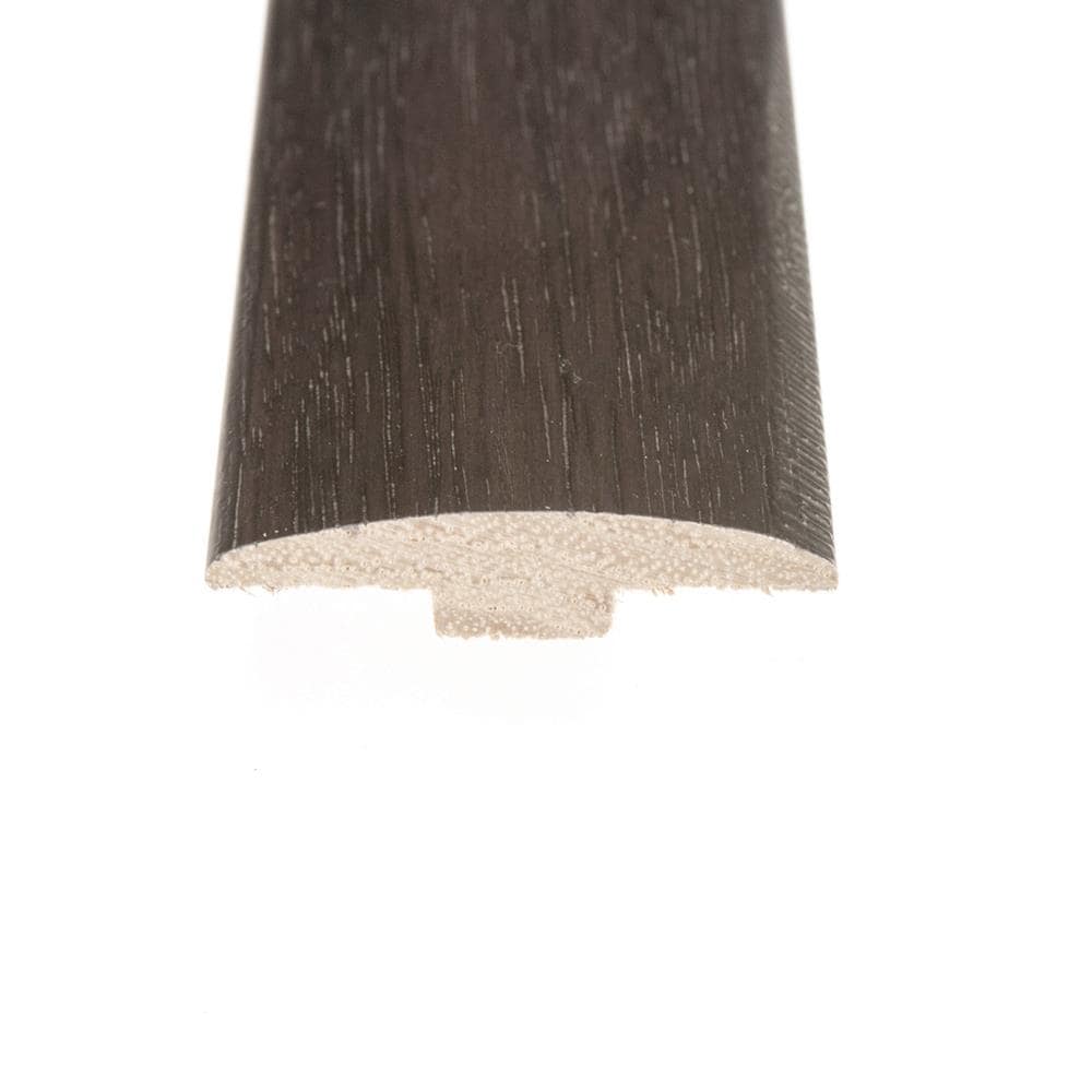 Flexco Heartland Wrought Iron 0.46-in T x 2-in W x 78-in L Solid Wood Floor T-Moulding - Image 2