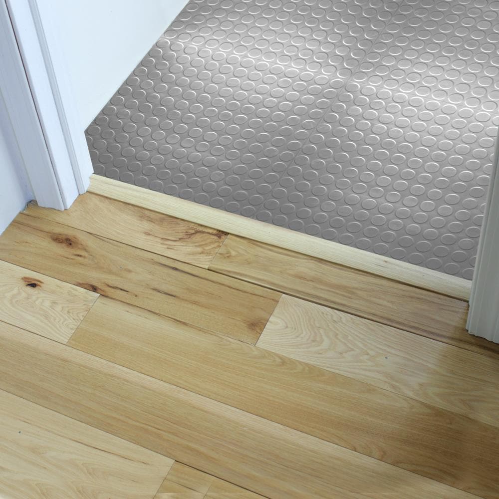 Flexco Hickory Peninsula Distressed 0.456-in T x 2-in W x 78-in L Solid Wood Floor T-Moulding - Image 4