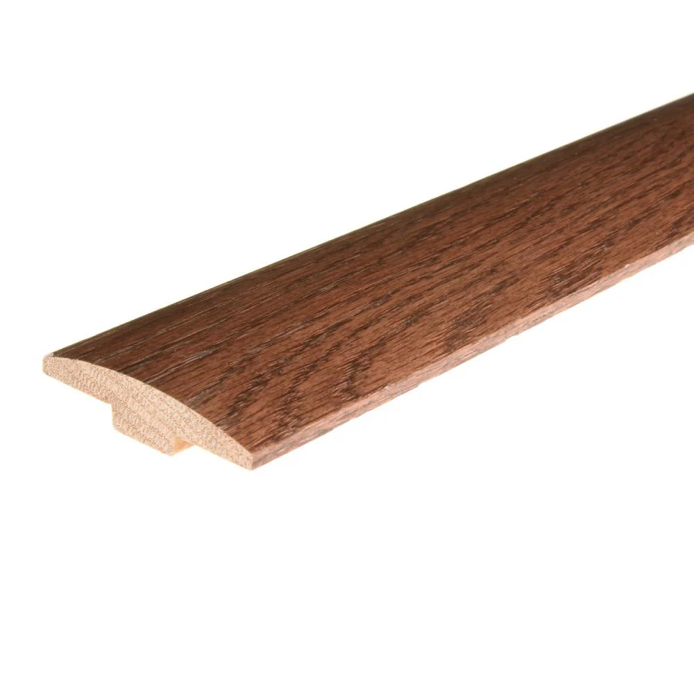 Flexco Leathered 0.46-in T x 2-in W x 78-in L Solid Wood Floor T-moulding