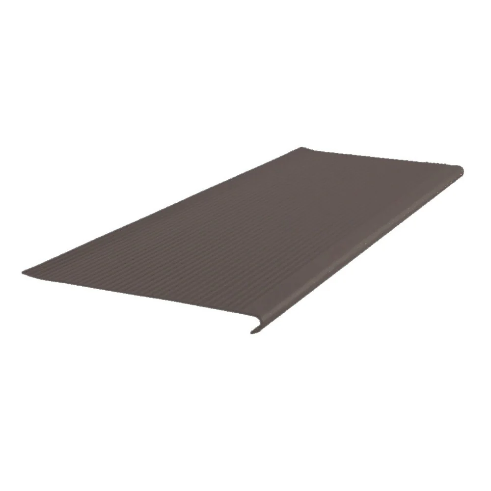 Flexco LVR Series Vinyl Stair Tread, 42-in x 12-in, Bark