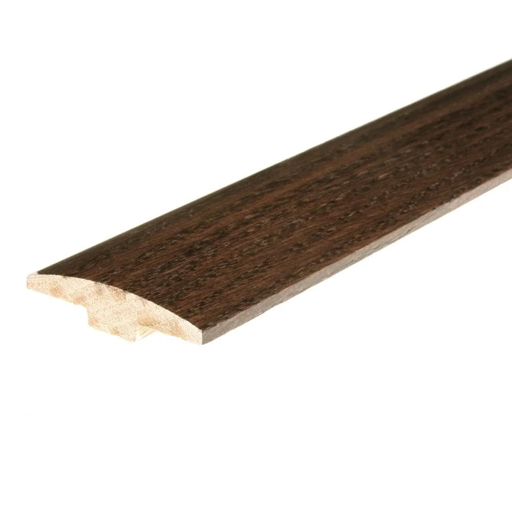 Flexco Mocha Java 0.46-in T x 2-in W x 78-in L Solid Wood Floor T-moulding